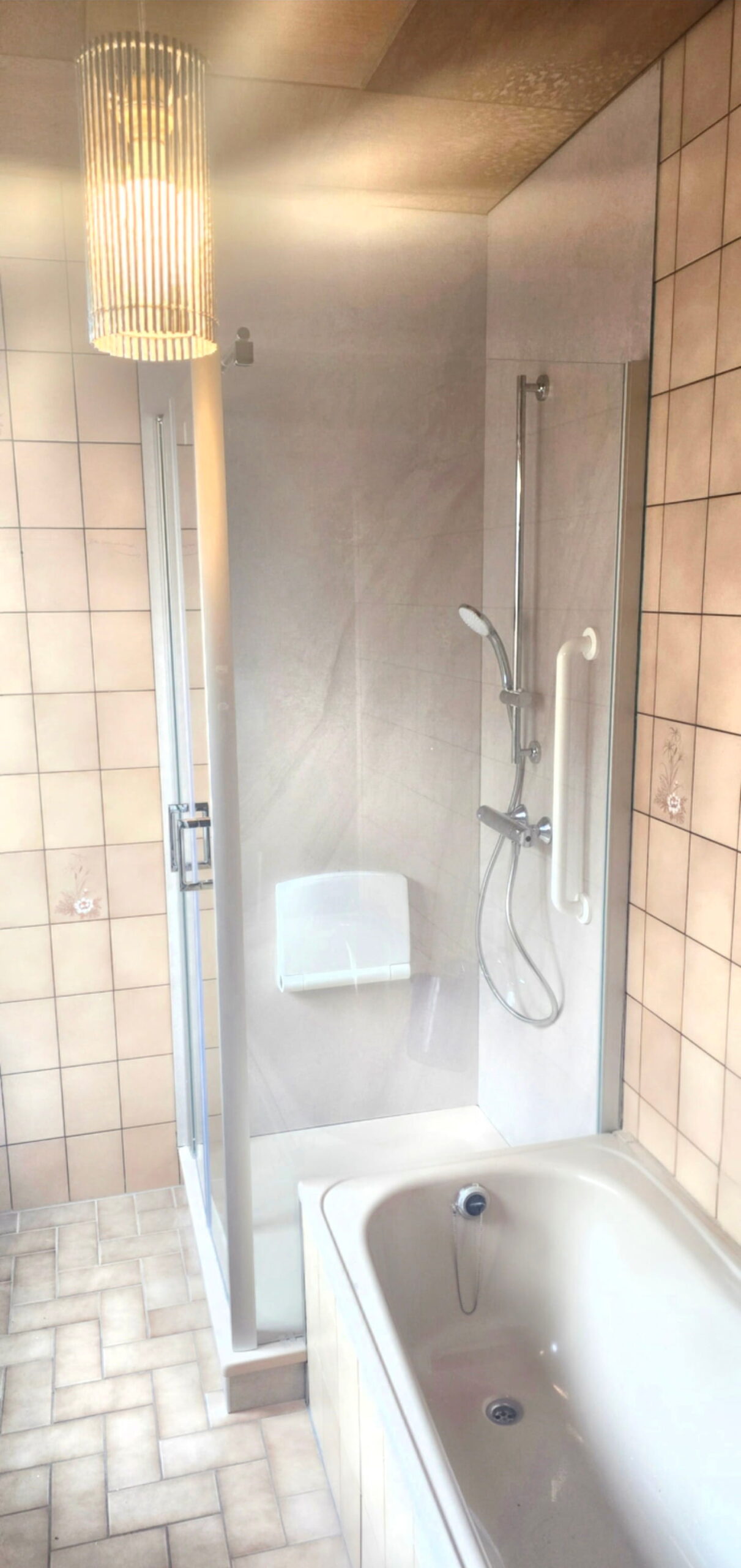 Duschbereich nach dem Umbau
