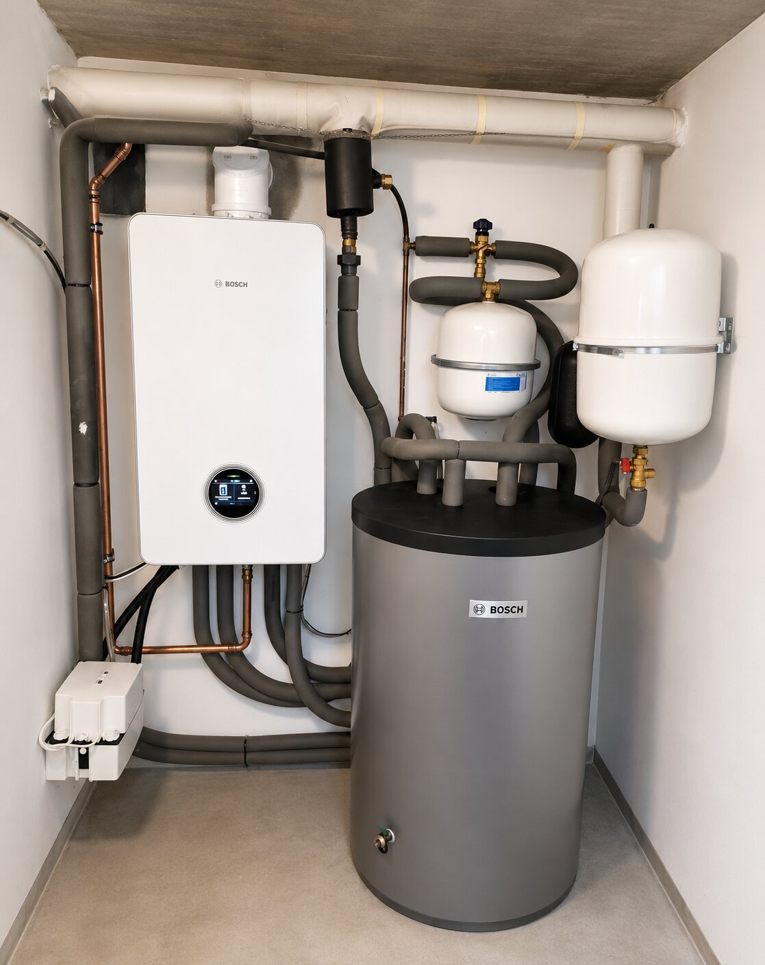 Gas-Brennwertger&auml;t als Teil einer Hybridl&ouml;sung
