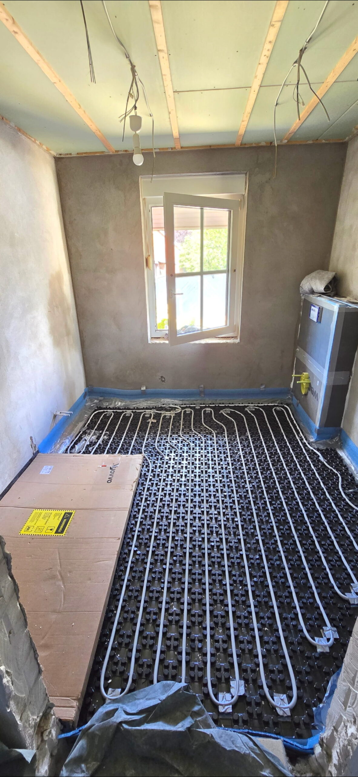 Badezimmer w&auml;hrend der Umbauphase